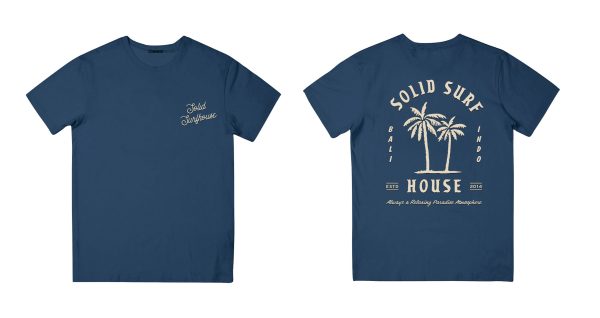 Solid Address Tee - Dark Denim