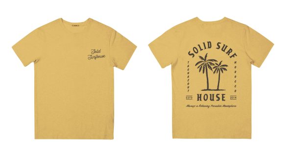 Solid Address Tee - Mustard Yellow