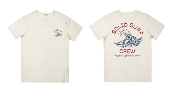 Solid Crew Tee - Antique White