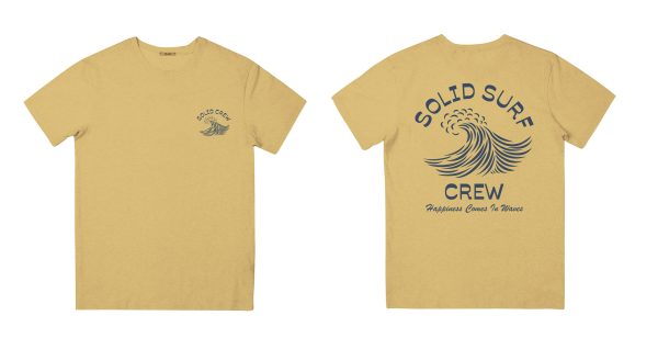 Solid Crew Tee - Mustard Yellow