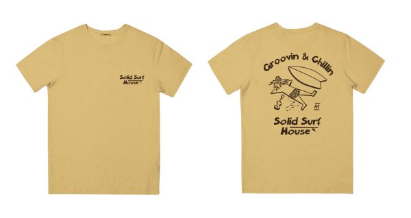 Solid Rythm Tee - Mustard Yellow