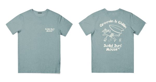 Solid Rythm Tee - Sky Blue