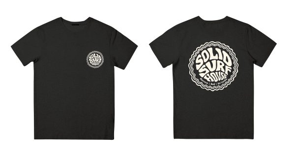 Solid Surf House Logo Tee - Jet Black