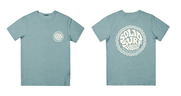 Solid Surf House Logo Tee - Turquoise