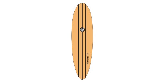 Surfboards Beluga Mini Mal - Texas Rose 8'0